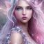 Placeholder: A portrait of a cute fantasy fairy, blue eyes, long blond hair, pink lips, atmospheric light, cinematic lighting, extremely sharp detail, finely tuned detail, ultra high definition, 8 k, HQ, ultra sharp focus, accurate wings, positive smile, highlight luminous dress