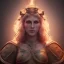 Placeholder: analog style, Celtic goddes, portrait, simmetric eyes, fire ambient,queen, wearing amazon outfit, realistic photo