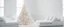 Placeholder: Mattresses on top of each other to make the form of a Christmas tree with star on top, dreamy magical feeling, creative, simple, white color