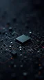 Placeholder: black nano-chipset on a black background