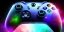 Placeholder: shiney xbox controller odd design. nebula backround