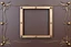 Placeholder: a western style graphic framing element made of brass