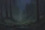 Placeholder: night, forest, cliff, 2000's gothic horror movies influence, friedrich eckenfelder and jenny montigny impressionism paintings