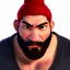 Placeholder: Ganesha, beard, angry, tattoo, strong man, beanie