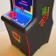 Placeholder: miniature gauntlet arcade machine