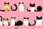 Placeholder: cute cat isolated illustrations