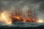 Placeholder: old ship fire lightning