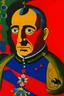 Placeholder: General Don José de San Martin con el estillo de Joan Miró