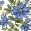 Placeholder: borage flower on white background, illustration