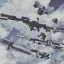 Placeholder: human whit beautiful big military rifle in galaxy space