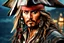 Placeholder: Johnny deep in 8k cgi game drawing style, Jack Sparrow them, pirate custom, close picture, rain, Ocean, intricate details, highly detailed, high details, detailed portrait, masterpiece,ultra detailed, ultra quality
