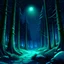 Placeholder: A winter forest at night from a Nintendo 64 game