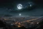 Placeholder: Moon Eclipse Season, comic fog, colorful, space-universe, most of which is black and white, with planets and stars, energy, molecular, textures, iridescent and luminous scales, breathtaking beauty of space, pure perfection, divine presence, unforgettable, impressive, breathtaking beauty of the universe, volumetric light. Jeremy Mann. Spartak Mukanovski. Greg Rutkowski