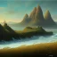 Placeholder: frank frazetta style, sea grass, hills in the distance