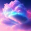 Placeholder:  beautiful pink and blue cloud , soft, a gold bridge on cloud