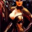 Placeholder: Drawing of beautiful face,'beautiful ,Busty Catwoman',intense stare, ancient skintight armor, balanciaga fashion clothe painting by gaston bussiere, greg rutkowski, yoji shinkawa, yoshitaka amano, tsutomu nihei, donato giancola, tim hildebrandt, Oil on canvas, cinematic composition, extreme detail,fit full head inside picture,16k