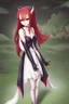 Placeholder: Kitsune Vampire girl with farmer clothes