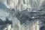 Placeholder: Art by John Berkey and John Harris, futuristic city, high rise, smooth, sharp focus, higly detailed, digital painting, concept art, elegant, centered, Taris Star Wars, connected