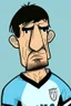 Placeholder: Damian Martinez Argentine football player cartoon 2d