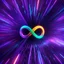 Placeholder: infinity symbol ∞ moving at warp speed, in space, striking, neon, chiaroscuro, dramatic, captivating, powerful, fantasy, beautiful, octane render, 16k post-production, artstation: award-winning: atmospheric: commanding: fantastical: clarity: ultra quality: striking: brilliance: stunning colors: amazing depth; lens: f/11, 35mm