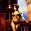 Placeholder: Drawing of beautiful face busty tavern wench,sweet stare,ancient leather armor, balanciaga fashion clothe painting by gaston bussiere, greg rutkowski, yoji shinkawa, yoshitaka amano, tsutomu nihei, donato giancola, tim hildebrandt, oil on canvas, cinematic composition, extreme detail,fit full head inside picture,16k