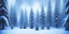 Placeholder: snowy forest, snowing, winter, magic