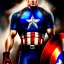 Placeholder: Ultra detailed fullbody Portrait in oil on canvas of Captain America ,intense stare,extremely detailed digital painting, extremely detailed face,crystal clear Big eyes, mystical colors ,perfectly centered image, perfect composition, rim light, beautiful lighting,masterpiece,8k, stunning scene, raytracing, anatomically correct, in the style of robert e howard and Ken Kelley and Ohrai Noriyoshi and Simon Bisley and tomzj1