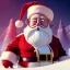 Placeholder: Santa claus driving his red Tesla convertible car, character design by cory loftis, fenghua zhong, ryohei hase, ismail inceoglu and ruan jia. unreal engine 5, artistic lighting, highly detailed, photorealistic, fantasy