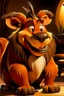 Placeholder: Classic pumba sitting and smiling