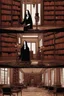 Placeholder: [Versace ] Morticia Addams is a library