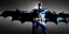 Placeholder: batmansuit, with large wings designed by giger, symmetrical, centered, cinematic lighting, 8k high resolution, cinemascope