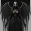 Placeholder: dark art angel