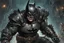 Placeholder: Golem Cover eyes, The batman who laughs model, 8k comic book artstyle, cover eyes, evil laugh smile, darkness them, close picture, apocalypse, intricate details, highly detailed, high details, detailed portrait, masterpiece,ultra detailed, ultra quality
