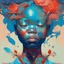 Placeholder: portrait of africa by james jean