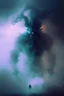 Placeholder: fog and smoke in a shape of a monsterous demon humanoid and a colour of a storm