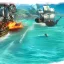 Placeholder: fight two of pirate ships