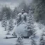 Placeholder: smooth hyper realistic, beautiful Japanese snow Gerard robot in crown, pale colors, dark cosmos background, extremely sharp detail, finely tuned detail, ultra high definition, 8 k, unreal engine 5, ultra sharp focus, accurate sword wings, positive smile, lot of details, fit within portrait, Ambiance winter, perfect composition, perfect hair, perfect hands, finger up gestures