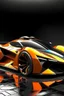 Placeholder: A combination of ultra-advanced car and crazy Max fighter, super sporty, with color and nano technology