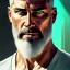 Placeholder: "MIddle aged white human male, with a trimmed but uneven beard, piercing green eyes with slick back hair,complete head and shoulders portrait, 8k resolution concept art portrait by Greg Rutkowski, Artgerm, WLOP, Alphonse Mucha dynamic lighting hyperdetailed intricately detailed Splash art trending on Artstation triadic colors Unreal Engine 5 volumetric lighting Splash art fantasy"