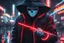 Placeholder: Sans in 8k realistic anime artstyle, neon effect, red, close picture, rain, fantasy world, intricate details, highly detailed, high details, detailed portrait, masterpiece,ultra detailed, ultra quality