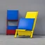 Placeholder: red and blue or yellow
