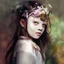Placeholder: girl with a mask