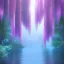 Placeholder: a magical crystal pink castel vertical light, pink and blue wisteria , pink vertical, blue lake,sharp, background vertical blue gradient vertical, elegant, highly detailed, artstation, concept art, smooth, sharp focus, illustration, 8k, splash art, wallpaper, key visual