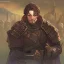 Placeholder: A shy young man in medieval iron armor with short brown hair and facial features of a bully, 19 years old,