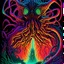 Placeholder: Exponential decay Cthulhu shift, surreal, by Victor Valla, acid wash mind-bending illustration; asymmetric, warm neon colors, dark shine burn, atmosphere guided by N(t)=N0​⋅e−kt