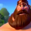 Placeholder: A man with a giant beard made out of honey