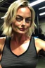 Placeholder: muscular margot robbie