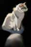 Placeholder: Portrait of a cat by Van Gogh