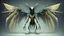 Placeholder: humanoid birdlike alien with insect wings and two sets of arms