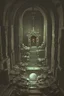 Placeholder: Moon in a dwarven mine underground